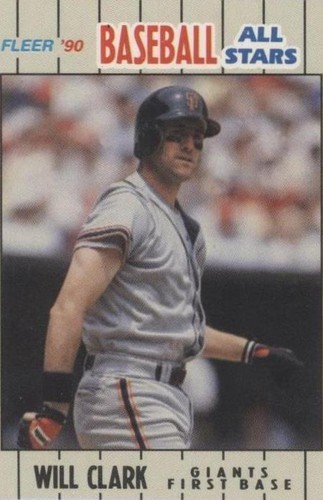 1990 Fleer Baseball All Stars - Will Clark #5