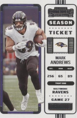 2022 Panini Contenders Mark Andrews #7