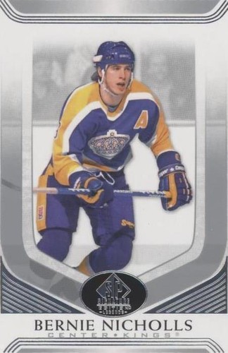 2020-21 Upper Deck SP Signature Edition Legends - Bernie Nicholls #50