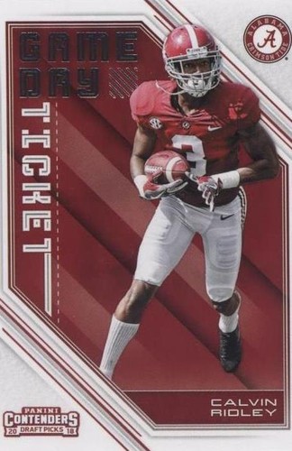 2018 Panini Contenders Draft Picks Calvin Ridley #10