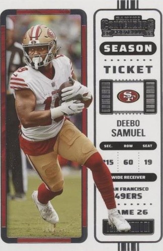 2022 Panini Contenders Deebo Samuel #83