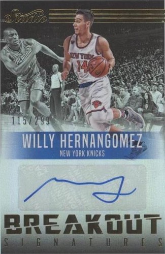 2016-17 Panini Studio - Willy Hernangomez #8