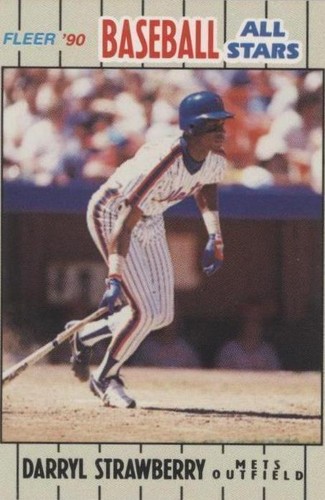 1990 Fleer Baseball All Stars - Darryl Strawberry #37