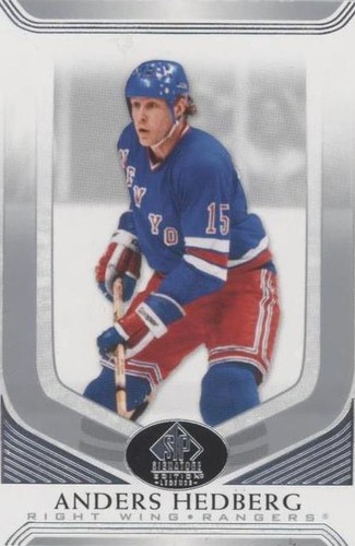 2020-21 Upper Deck SP Signature Edition Legends - Anders Hedberg #160