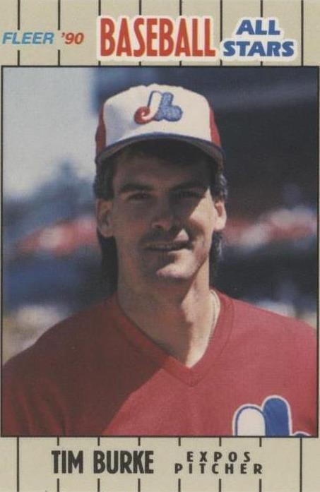 1990 Fleer Baseball All Stars - Tim Burke #3