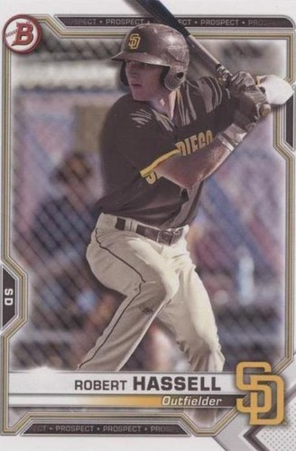 2021 Bowman - Robert Hassell #BP-120
