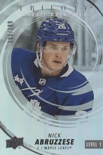 2022-23 Upper Deck Trilogy - Nicholas Abruzzese #211