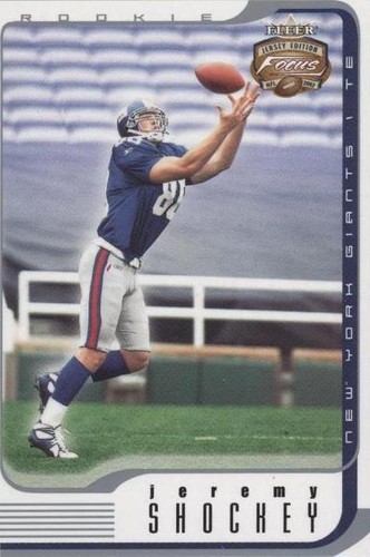 2002 Fleer Focus Jersey Edition Jeremy Shockey #105