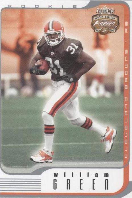 2002 Fleer Focus Jersey Edition William Green #113