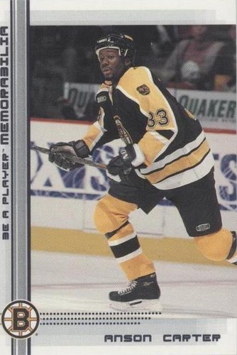 2000-01 In the Game Be A Player Memorabilia - Anson Carter #43