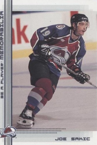 2000-01 In the Game Be A Player Memorabilia - Joe Sakic #233