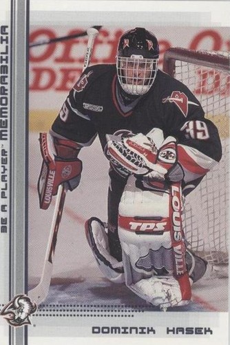 2000-01 In the Game Be A Player Memorabilia - Dominik Hasek #199