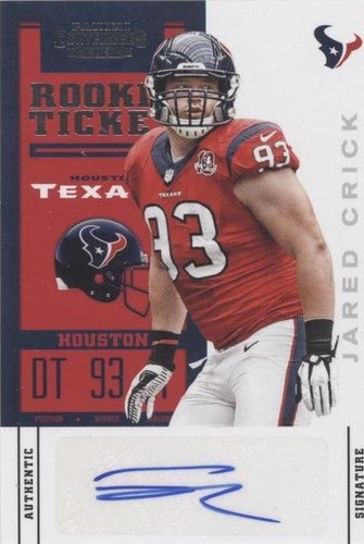 2012 Panini Contenders Jared Crick #145