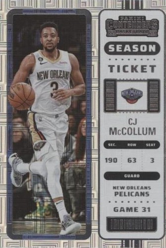 2022-23 Panini Contenders - C.J. McCollum #94