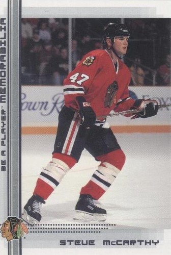 2000-01 In the Game Be A Player Memorabilia - Steve Mccarthy #26