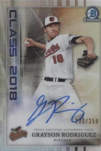 2018 Bowman Draft - Grayson Rodriguez #C18A-GR