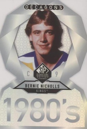 2020-21 Upper Deck SP Signature Edition Legends - Bernie Nicholls #DC-35