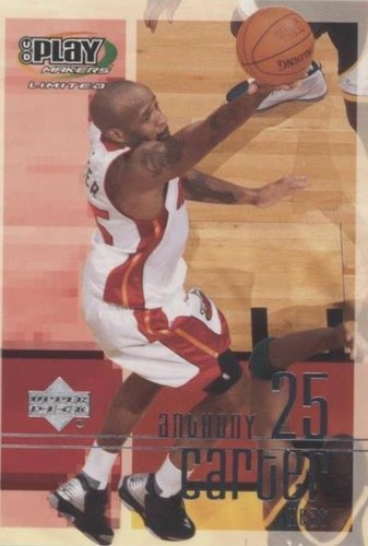 2001-02 UD Playmakers Limited - Anthony Carter #49