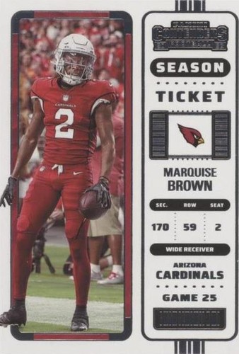 2022 Panini Contenders Marquise Brown #2