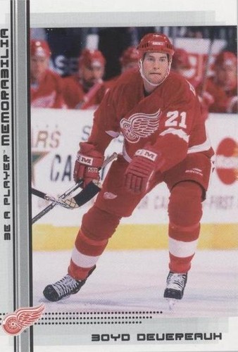 2000-01 In the Game Be A Player Memorabilia - Boyd Devereaux #450