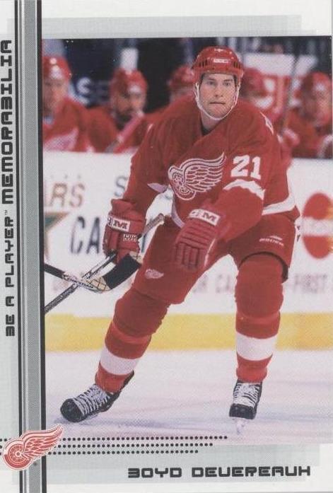 2000-01 In the Game Be A Player Memorabilia - Boyd Devereaux #450