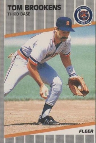 1989 Fleer - Mike Heath Tom Brookens #130