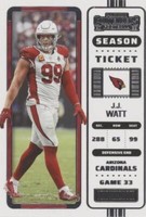 2022 Panini Contenders J.J. Watt #4