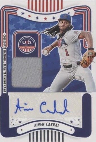 2024 Panini Stars and Stripes - Aiven Cabral #SM-AC