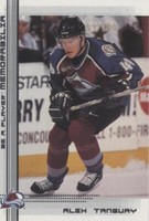 2000-01 In the Game Be A Player Memorabilia - Alex Tanguay #25