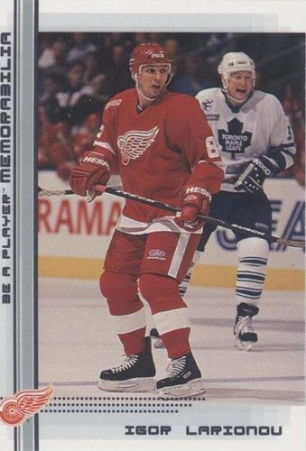 2000-01 In the Game Be A Player Memorabilia - Igor Larionov #328