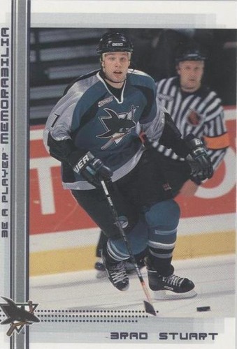 2000-01 In the Game Be A Player Memorabilia - Brad Stuart #19