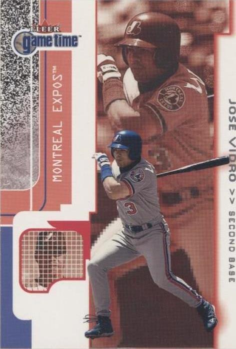 2001 Fleer Game Time - Jose Vidro #55