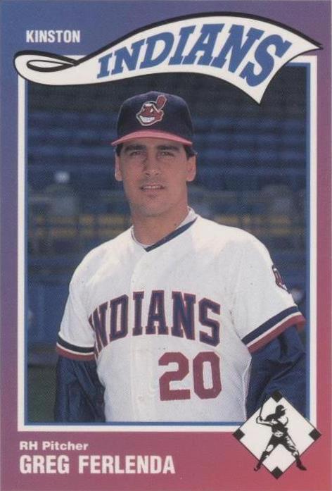 1990 Sportsprint Kinston Indians - Greg Ferlenda #19
