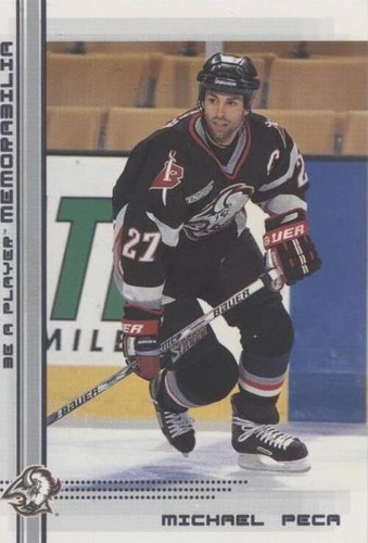 2000-01 In the Game Be A Player Memorabilia - Michael Peca #36