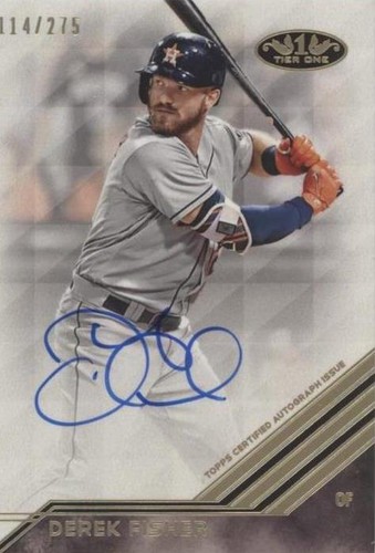 2018 Topps Tier One - Derek Fisher #BA-DF
