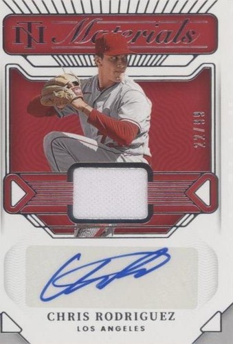 2022 Panini National Treasures - Chris Rodriguez #NMS-CR