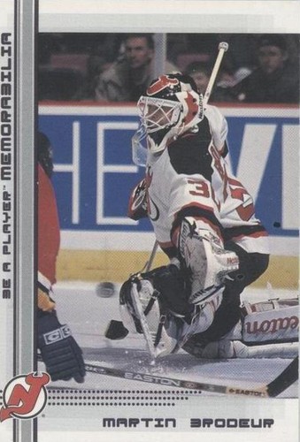 2000-01 In the Game Be A Player Memorabilia - Martin Brodeur #40
