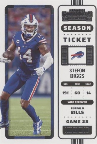2022 Panini Contenders Stefon Diggs #12