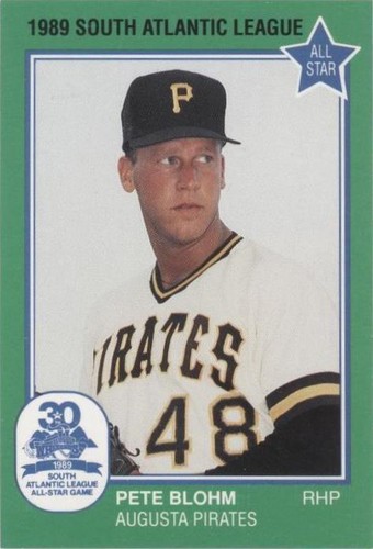 1989 Grand Slam South Atlantic League All-Stars - Pete Blohm #45