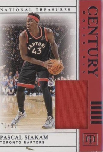 2019-20 Panini National Treasures - Pascal Siakam #CM-PSK