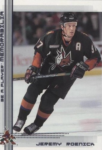 2000-01 In the Game Be A Player Memorabilia - Jeremy Roenick #235