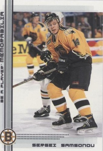 2000-01 In the Game Be A Player Memorabilia - Sergei Samsonov #95