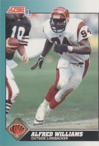 1991 Score Rookie & Traded Alfred Williams #54T