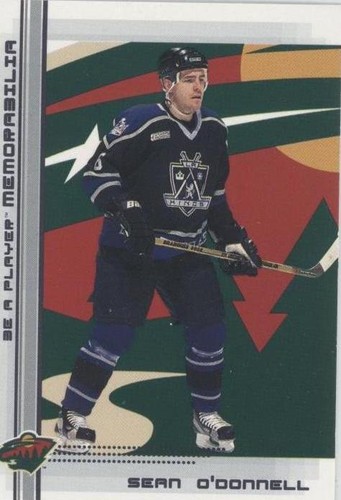 2000-01 In the Game Be A Player Memorabilia - Sean O'donnell #20