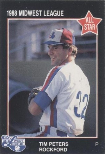 1988 Midwest League All-Star - Tim Peters #47