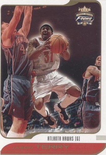 2001-02 Fleer Focus Jersey Edition - Jason Terry #51
