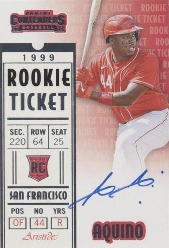 2020 Panini Contenders - Aristides Aquino #RT99-AA