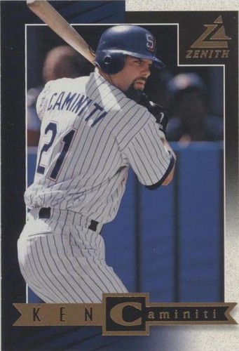 1998 Pinnacle Zenith - Ken Caminiti #74