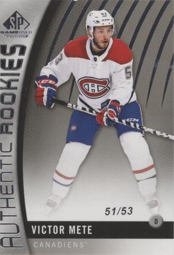 2017-18 SP Game Used - Victor Mete #88