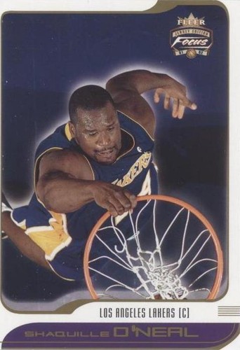 2001-02 Fleer Focus Jersey Edition - Shaquille O'Neal #6